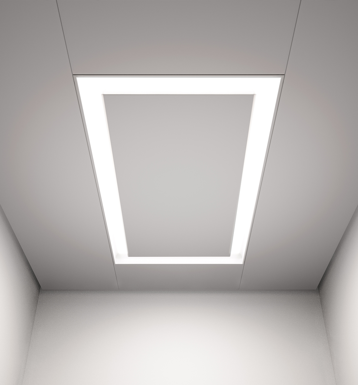 Haushahn LED-Kabinenbeleuchtung - quadratische Ausleuchtung Ausschnitt